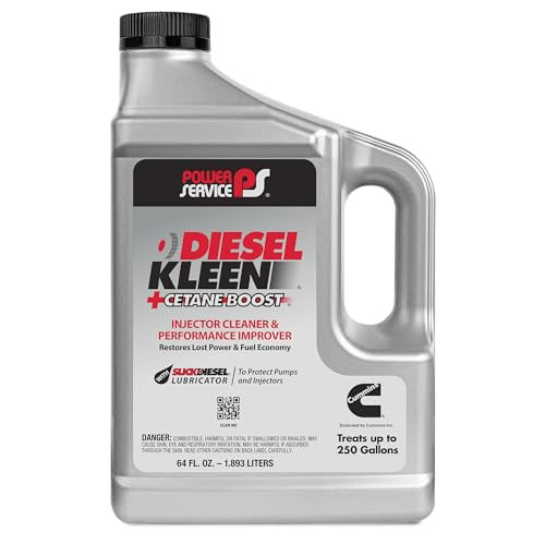 POWER SERVICE DIESEL SYSTEM CLEANER AND CETANE BOOSTER PS003064-1 EACH - GRAY New