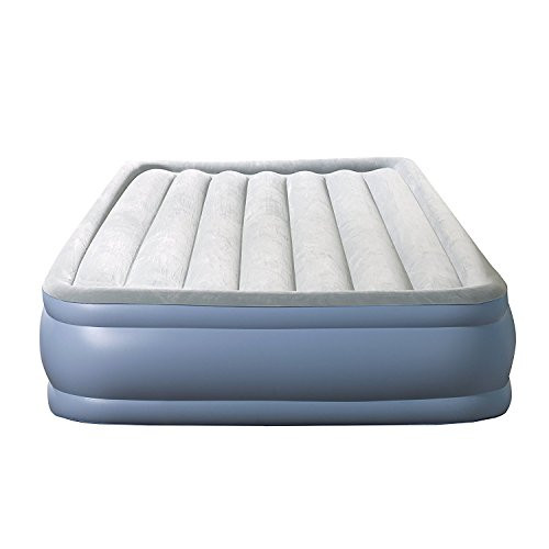 Beautyrest Hi-Loft Inflatable Mattress Raised-Profile Air Bed with Pump Blue New