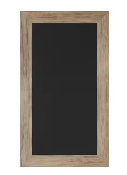 DESIGNOVATION BEATRICE CHALKBOARD 13"X23" MEMO BOARD - RUSTIC BROWN