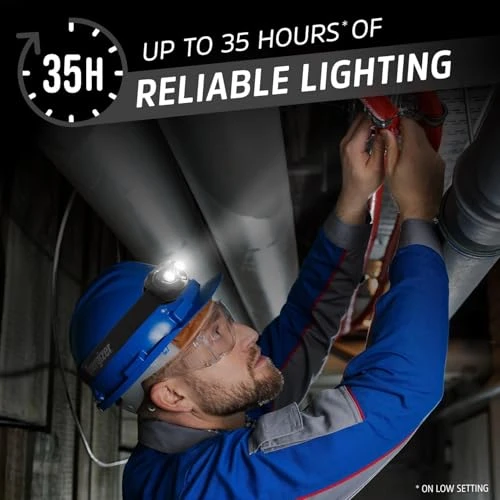 ENERGIZER LED HEADLAMP PRO 2-PACK, IPX4 WATER RESISTANT, 260 LUMENS - BLACK