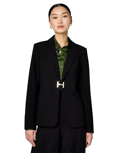 HS4GOAOT HALSTON H Women's Suits Blazer, Size 14, Black New