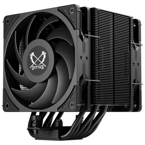 SCYTHE MUGEN 6 DUAL FAN BLACK EDITION CPU AIR COOLER (SCMG-6000DBE) - BLACK