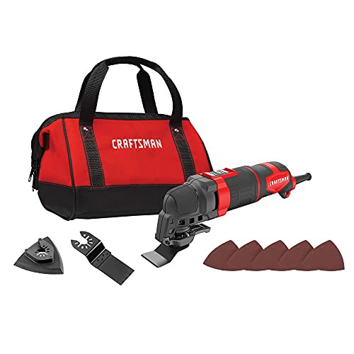 CRAFTSMAN OSCILLATING TOOL 3-AMP INCLUDES TOOL-FREE SYSTEM CMEW401 - RED