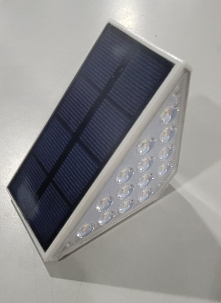 GENERIC SOLAR STAIR LIGHTS OUTDOOR WATERPROOF COOL WHITE - 16 PACK - GRAY