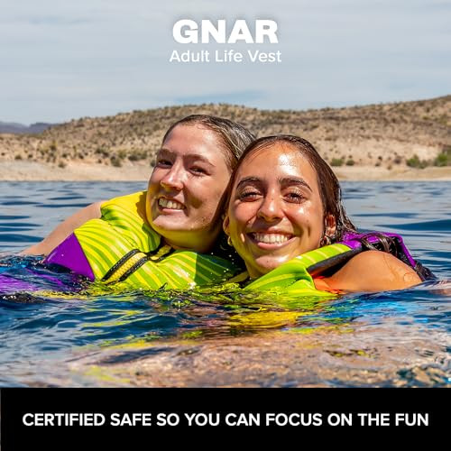 Airhead Adult/Youth Gnar Kwik-Dry Neolite Life Jacket, US Coast Guard Approved New