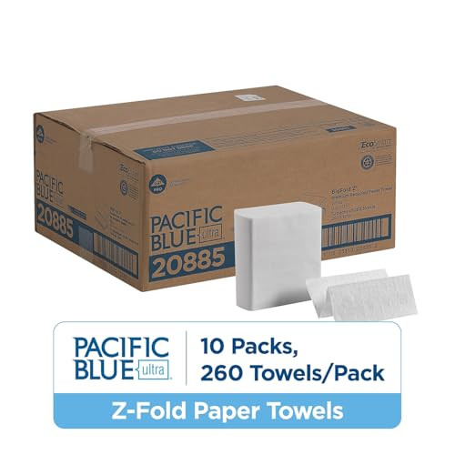 Pacific Blue Ultra Z-Fold Multifold Paper Towels 1-Ply 260 Sheets B07CCK27VV New