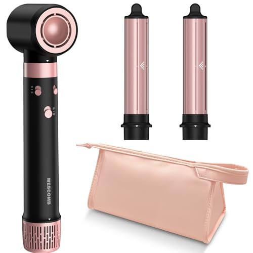 MESCOMB 3 IN 1 AIR STYLER WITH HIGH-SPEED HAIR DRYER PINK