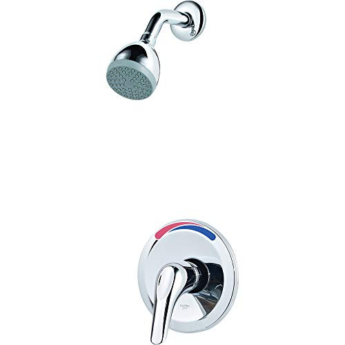 PFISTER 1-HANDLE WALL MOUNT SHOWER FAUCET TRIM POLISHED CHROME NO VALVE INCLUDED
