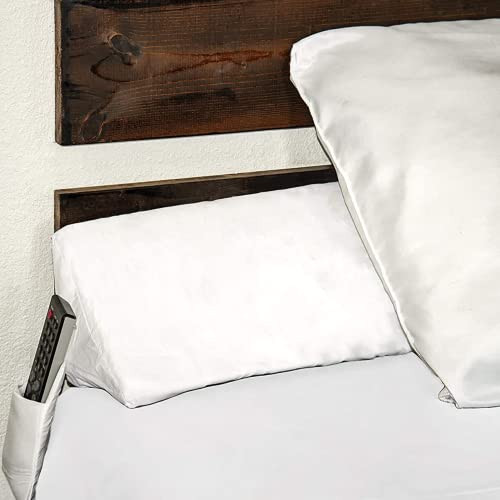 SNUGSTOP BED WEDGE TRIANGLE PILLOW WEDGE - WHITE