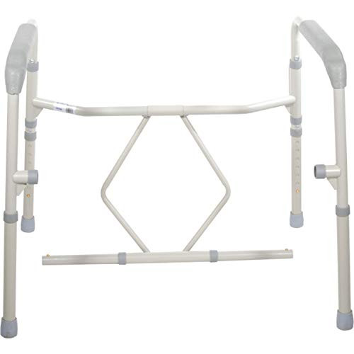 Drive Medical Heavy Duty Bariatric Folding Bedside Commode Seat New