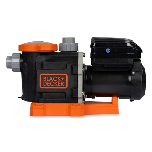BLACK+DECKER 1.5HP VARIABLE IN GROUND POOL PUMP WIFI ENABLED DUAL VOLT - BLACK