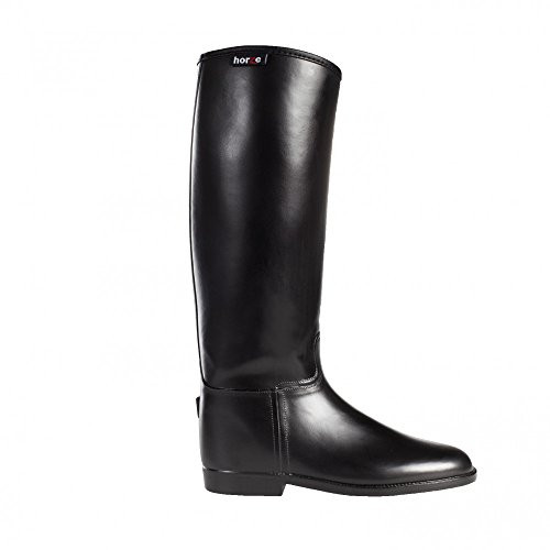 HORZE Ladies Rubber Riding Boots SIZE: 50 US - 36 EUR - 3.5 UK - Black