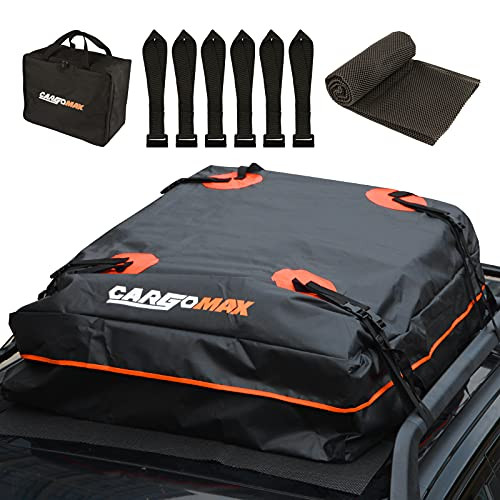 Rooftop Cargo Carrier 15 Cubit Feet Vehicle Carrier Waterproof Roof Bag