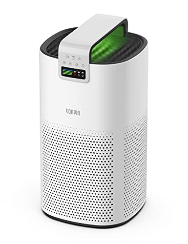 TOPPIN HEPA Air Purifiers True H13 HEPA Filter TPAP004 - WHITE New