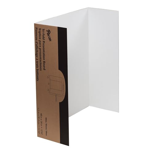 Spotlight Corrugated Presentation Display Boards, 48 x 36, White, 4/Carton