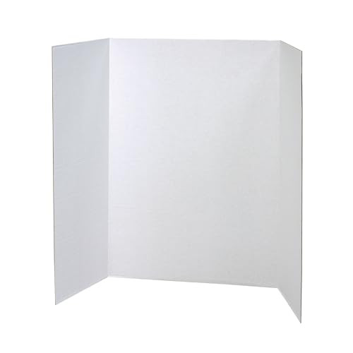 Spotlight Corrugated Presentation Display Boards, 48 x 36, White, 4/Carton
