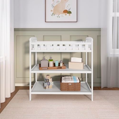 Dream On Me Emily Changing Table Compact Lightweight Solid New Zealand Pinewood New