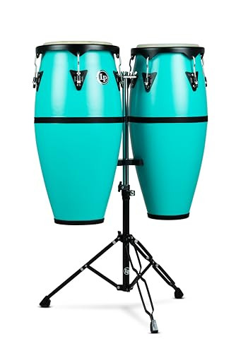 LP646D-SF Discovery 10-inch and 11-inch Conga Set with Double Conga Stand -Foam New