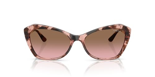 VOGUE EYEWEAR WOMENS CAT EYE SUNGLASSES, 56MM - ROSE HAVANA/PINK GRADIENT BROWN