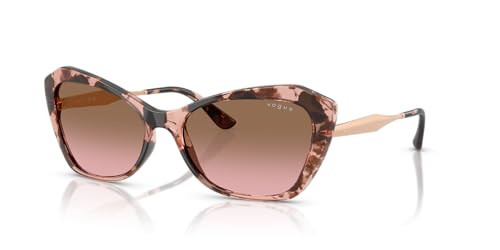 VOGUE EYEWEAR WOMENS CAT EYE SUNGLASSES, 56MM - ROSE HAVANA/PINK GRADIENT BROWN