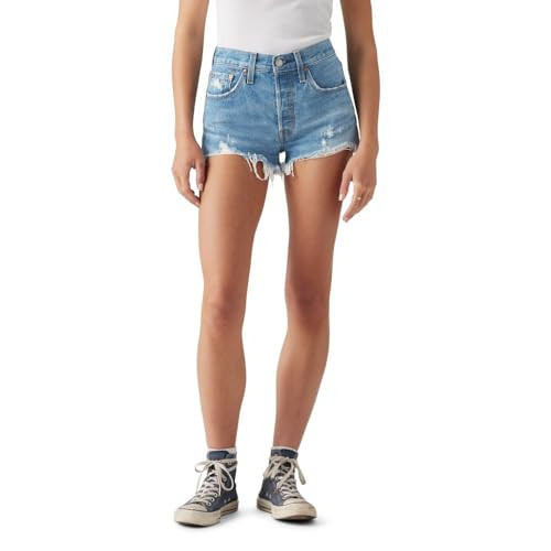 563270081 LEVI'S WOMEN'S PREMIUM 501 ORIGINAL SHORTS, WOMEN SIZE 33 New