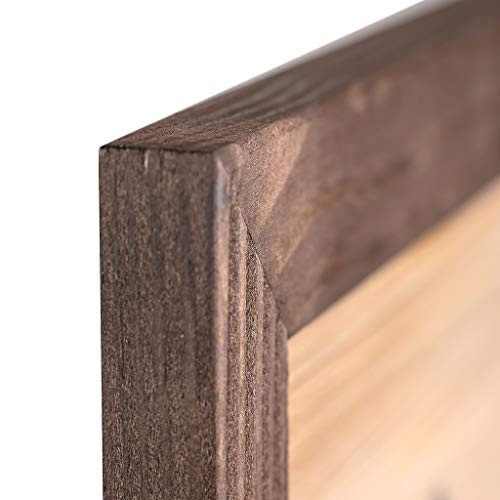 Rustic Wooden Poster Picture Frame 18x24 Wall Mounting Photo Frame - Brown Wenge New