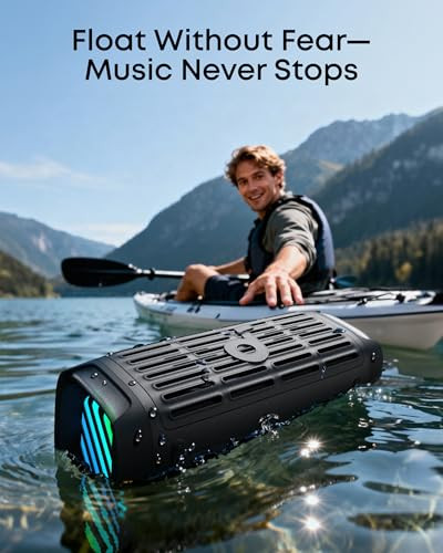 SOUNDCORE BOOM 3I OUTDOOR BLUETOOTH SPEAKER WATERPROOF 50W SPEAKER - BLACK