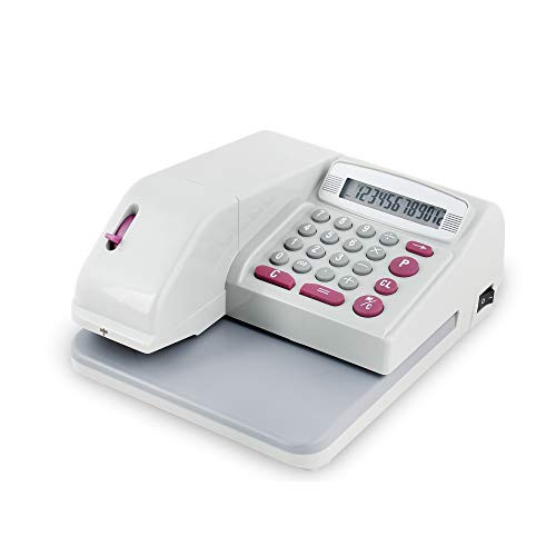 UBICON Check Writer Machine with 12-Digit LCD One for Business & Office Use New