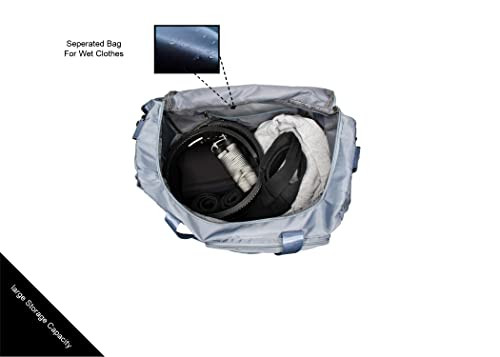 BlackFlag Gym Sports/Duffle Bag, Multiple Pockets Waterproof Bag, B0BQ7QF1RH New