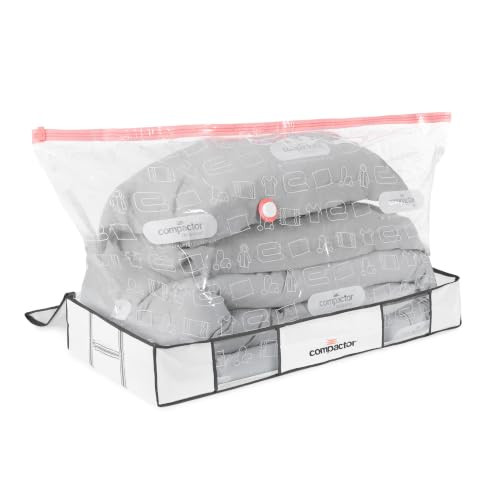 Compactor XL Vacuum Storage Bag & Semi-Rigid Box, Closet Organizer New
