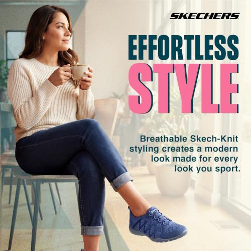Skechers Women's Breathe Easy - Infi Knity - 100301 Navy, Size 10 New