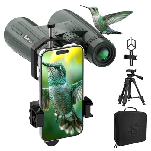 SOGRIES 14X45 BINOCULARS FOR ADULTS HIGH POWERED BINOCULARS - MILITARY GREEN