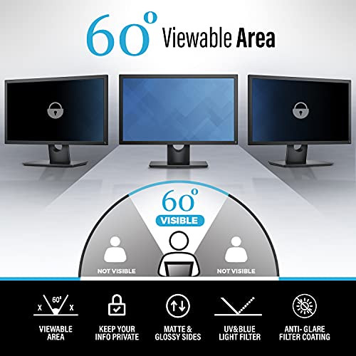 Privacy Screen Filter Anti Glare 23" Widescreen Monitor B078J9XK45 - Black New