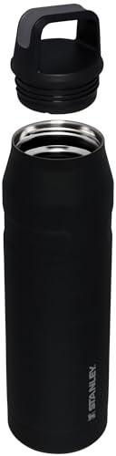 STANLEY ICEFLOW CAP AND CARRY WATER BOTTLE 36OZ - BLACK GLIMMER