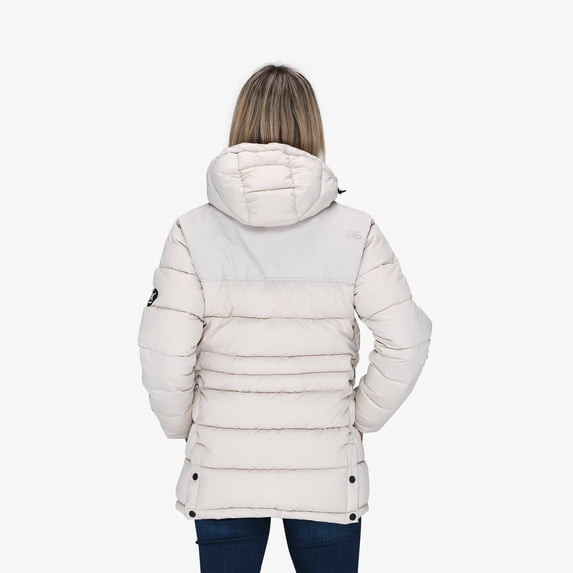 ARCTIX TRUE PUFFER JACKET - SIZE: WOMEN L - STONE