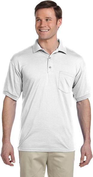 G890 Gildan Adult 50/50 Jersey Polo with Pocket New