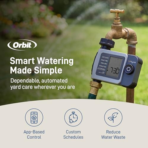 ORBIT 24511 B-HYVE XD 1-PORT SMART HOSE WATERING TIMER APP CONTROLLED - GRAY