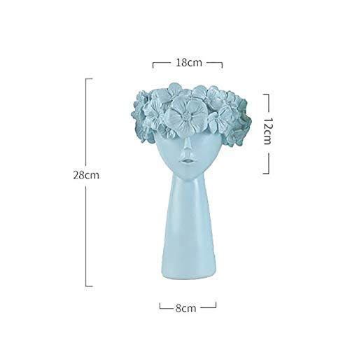 Lucakuins Resin Crafts Cute Character Vase Artificial Flower Decoration - Large New