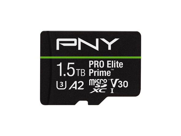 PNY PRO Elite Prime 1.5TB microSDXC Flash Card Model P-SDU1T5V32200PEP-GE
