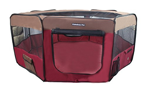 Fabulous Pet Water Resistant Portable Doggie, Dog, Puppy, Cat, Kitten - Gray New