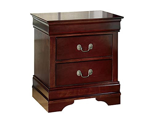 Alisdair Dark Brown Two Drawer Night Stand New