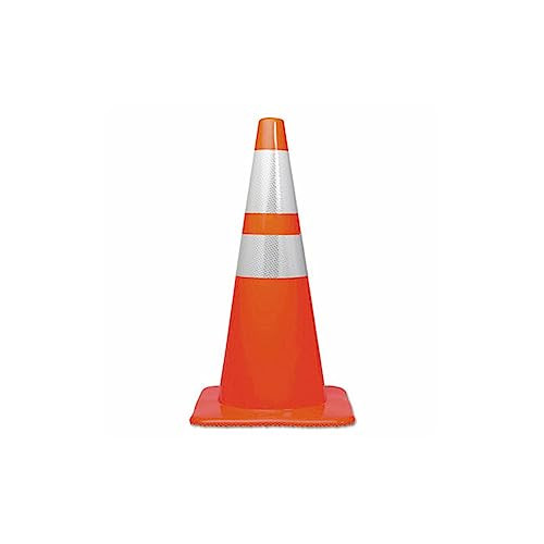 Tatco 28" Traffic Cone (TCO25900) - Orange/ Silver New