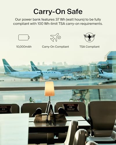 BELKIN 10000MAH 20W USB C POWER BANK, PORTABLE CHARGER, BPB021 - WHITE