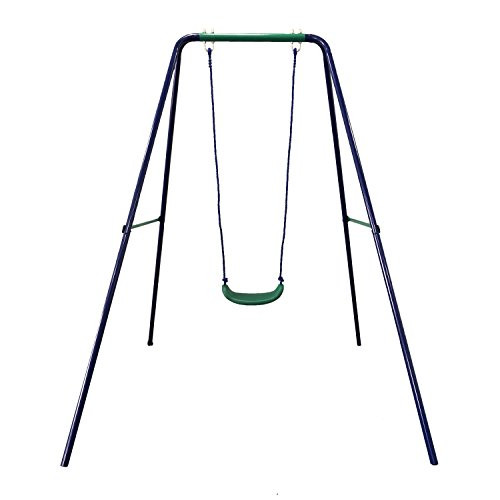 ALEKO Toddler Swing Playground Outdoor Accessory | BSW01 - Blue and Green