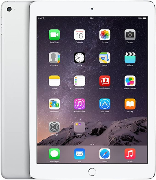 For Parts: APPLE IPAD AIR 2 16GB WIFI - SILVER - MGLW2LL/A - DEFECTIVE SCREEN/LCD