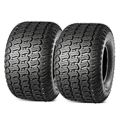 MaxAuto 20x10.00-8 Lawn Mower Tires 20x10-8 Tractor Turf 4PR/Ply Tubeless 2 Pack New
