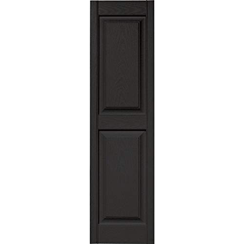 Builders Edge, Inc. 040140055002 Raised Panel Vinyl Shutters New