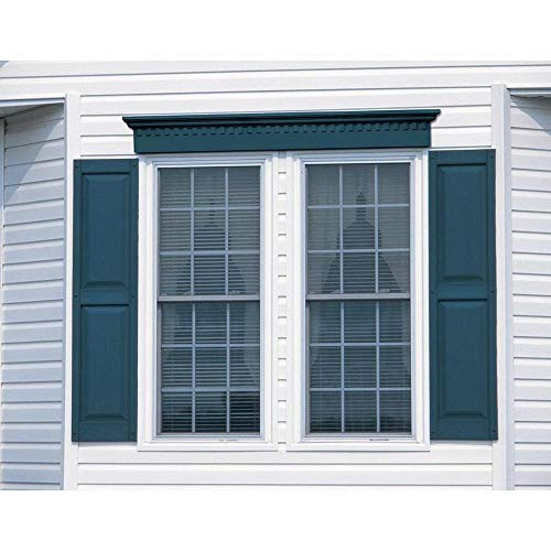 Builders Edge, Inc. 040140055002 Raised Panel Vinyl Shutters New