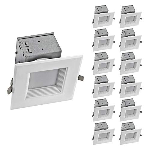 OSTWIN 12 Pack 4" LED Recessed Light Dimmable 10W 700 Lm 4000K Bright White New