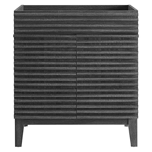 MODWAY 30 IN. RENDER BATHROOM VANITY CABINET - CHARCOAL